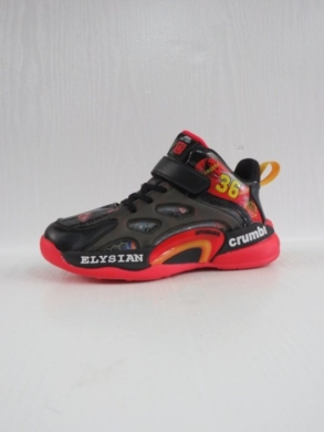 Sneakersy chłopięce (32-37) L354 BLACK/RED