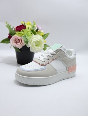 Buty sportowe damskie na płaskim (36-41) D188 WH/GREY/MINT