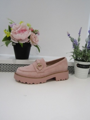 Mokasyny damskie na płaskim (36-41) 3217 PINK