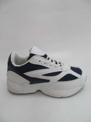 Sneakersy damskie niskie (36-41) R-30 WH/BLUE