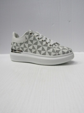 Buty sportowe damskie na płaskim (36-41) J-13 WHITE