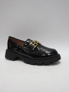Mokasyny damskie na płaskim (36-41) W-216 BLACK