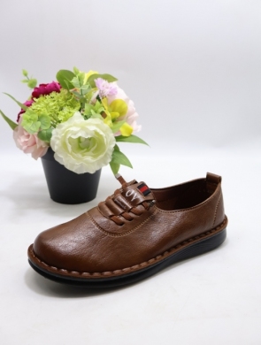 Półbuty damskie na płaskim (36-41) CC2378-8 CAMEL