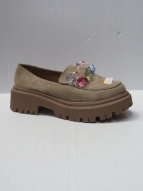 Mokasyny damskie na płaskim (36-41) JH283 KHAKI