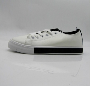 Tenisówki damskie (36-41) BK21 WH/BLACK