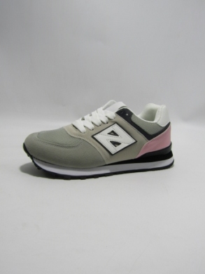 Buty sportowe damskie na płaskim (36-41) DNB6-3 LGREY/GREY