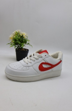 Buty sportowe damskie na płaskim (36-41) DN91-35L WH/RED