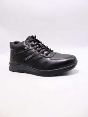 Botki męskie ocieplane (40-45) 62111-1 BLACK