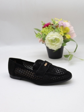 Mokasyny damskie na płaskim (36-41) 2219 BLACK