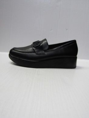Mokasyny damskie na płaskim (36-41) BLS-1 BLACK/PU