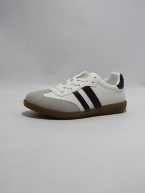 Buty sportowe damskie na płaskim (36-41) WD100 BORDO