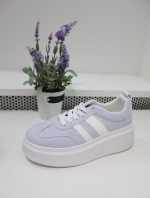 Buty sportowe damskie na płaskim (36-41) LA319 BLUE