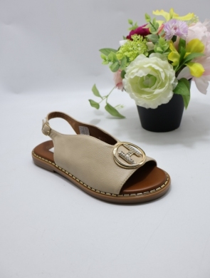 Sandały damskie na płaskim (36-41) A8229 BEIGE