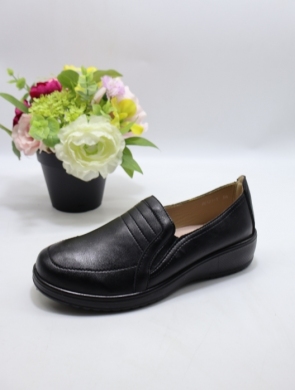 Półbuty damskie na koturnie (36-42) 29121-1 BLACK