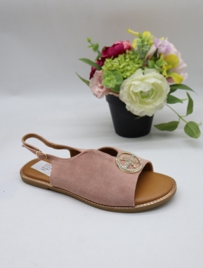 Sandały damskie na płaskim (36-41) J1902 PINK
