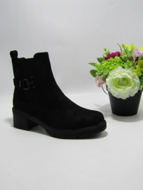 Botki damskie na obcasie (36-41) CHC310 BLACK