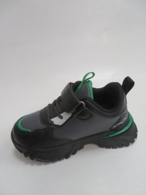 Sneakersy chłopięce (26-31) L255 BLACK/GREEN