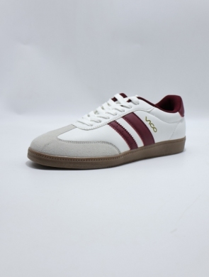 Buty sportowe męskie (41-46) 24N30G WHITE/BURGUN