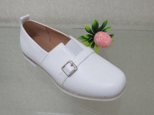 Półbuty damskie na płaskim (36-41) C21-8661 WHITE