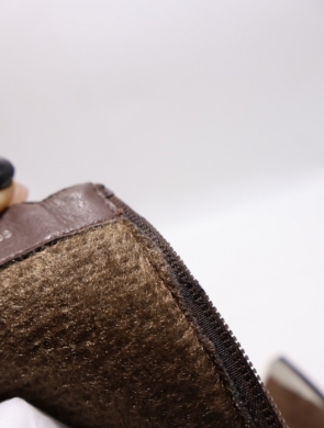 Botki damskie ocieplane na obcasie (36-41) 5332 BROWN