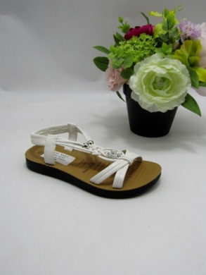 Sandały dziewczęce (24-35) LP9015 WHITE
