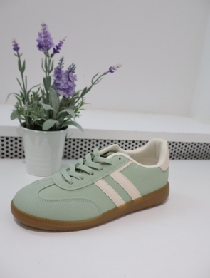 Buty sportowe damskie na płaskim (36-41) BL659 GREEN